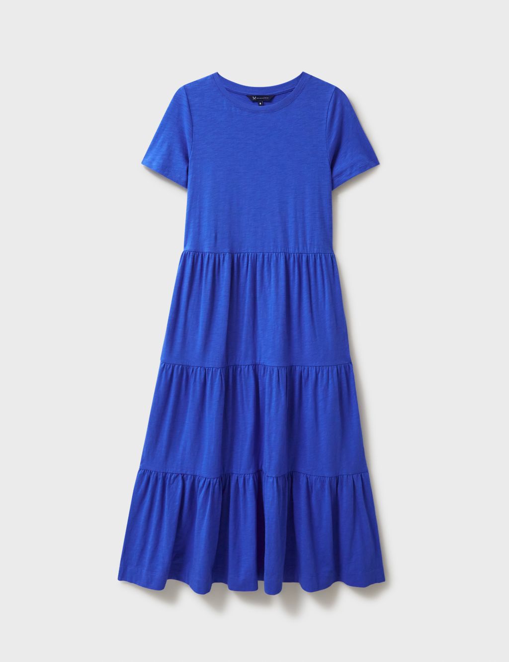 Pure Cotton Jersey Tiered Midaxi Dress 1 of 5