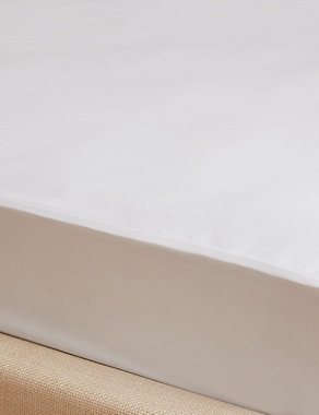 Pure Cotton Jersey Waterproof Extra Deep Mattress Protector Image 2 of 3