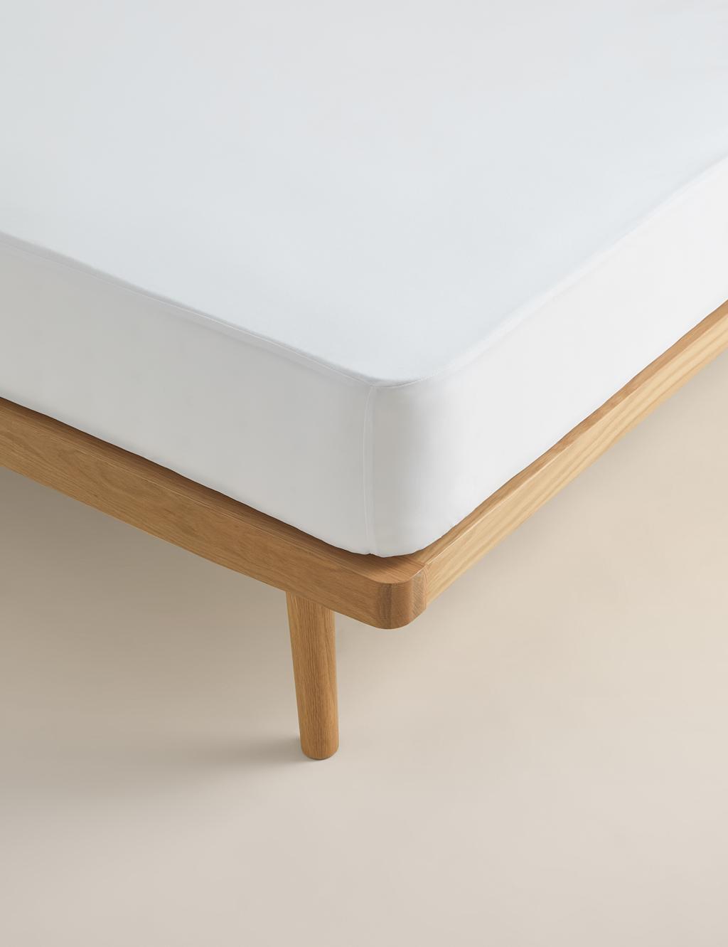 Pure Cotton Jersey Waterproof Extra Deep Mattress Protector Sleep