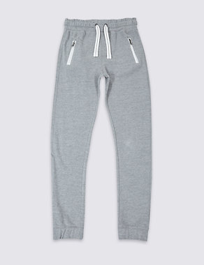 Pure Cotton Joggers (3-14 Years) Image 2 of 4