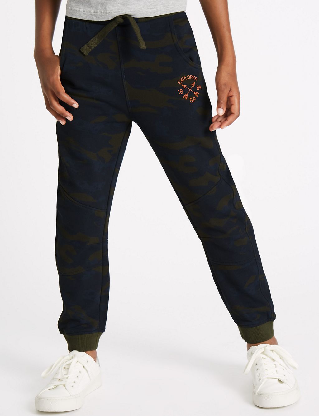 Pure Cotton Joggers (3-14 Years) 2 of 6