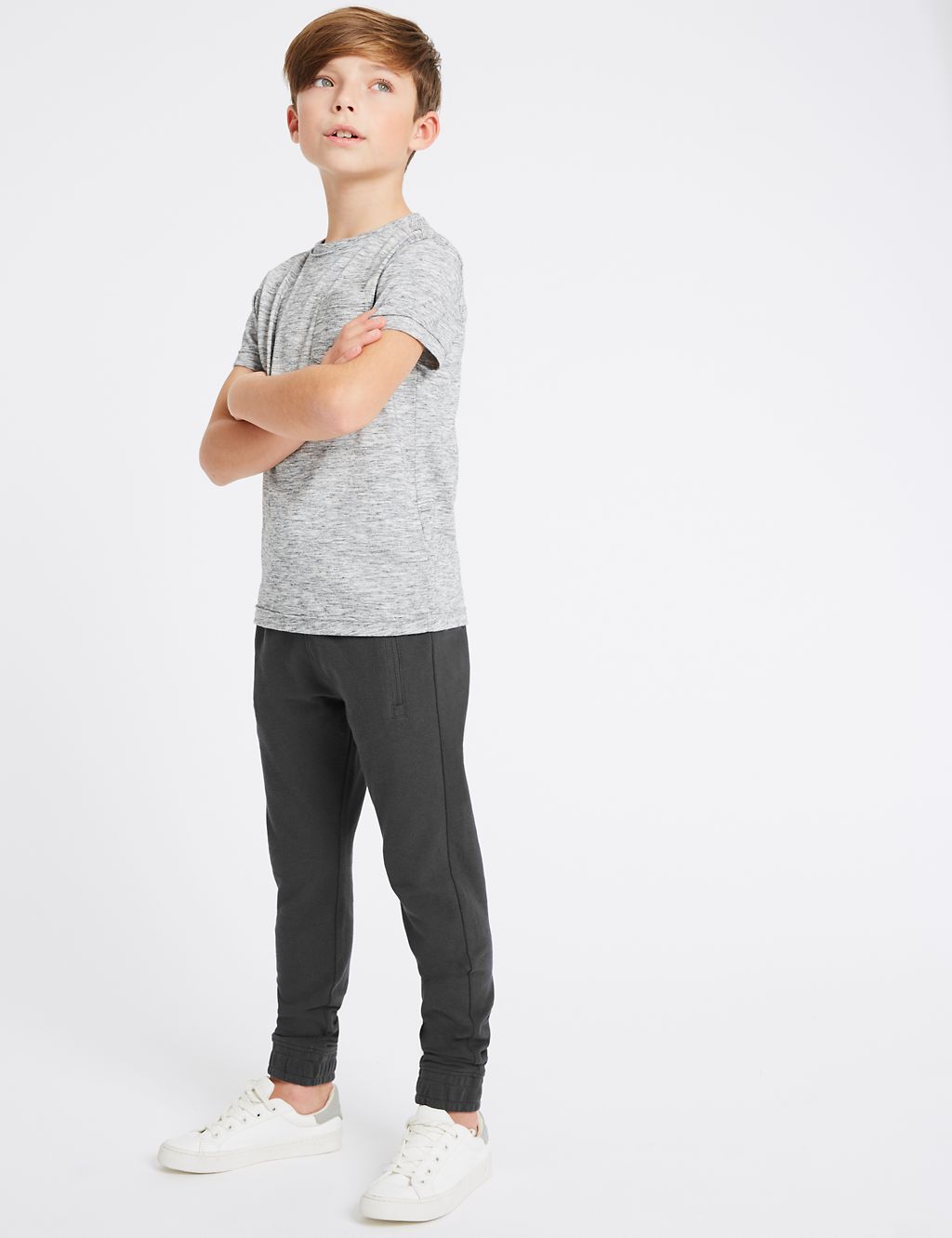 Pure Cotton Joggers (3-16 Years) 3 of 4