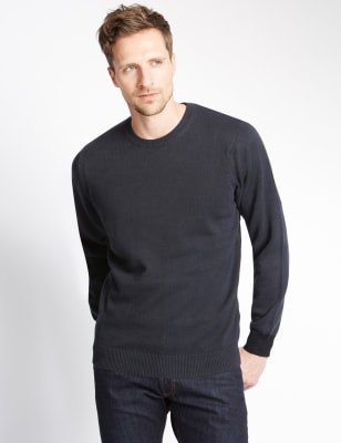 m&s mens cotton sweaters