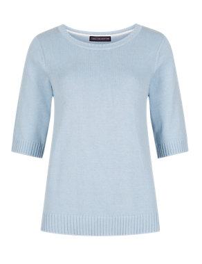 Pure Cotton Jumper Image 2 of 4
