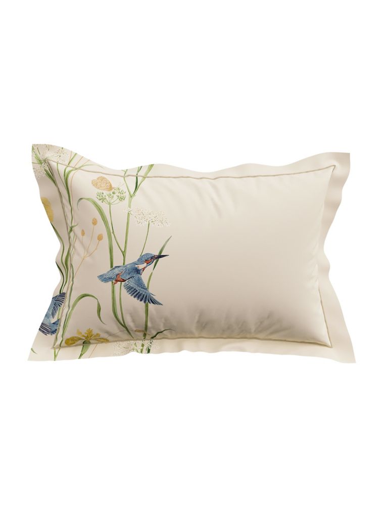 Pure Cotton Kingfisher & Iris Bedding Set 3 of 4