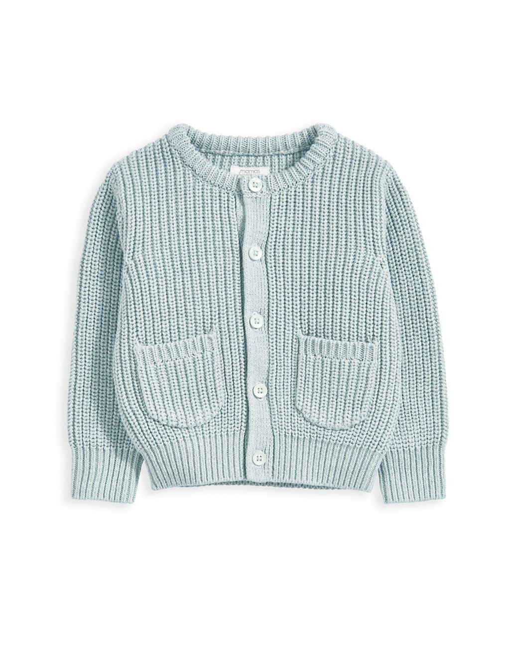 Pure Cotton Knitted Cardigan (7lbs-12 Months) 1 of 5