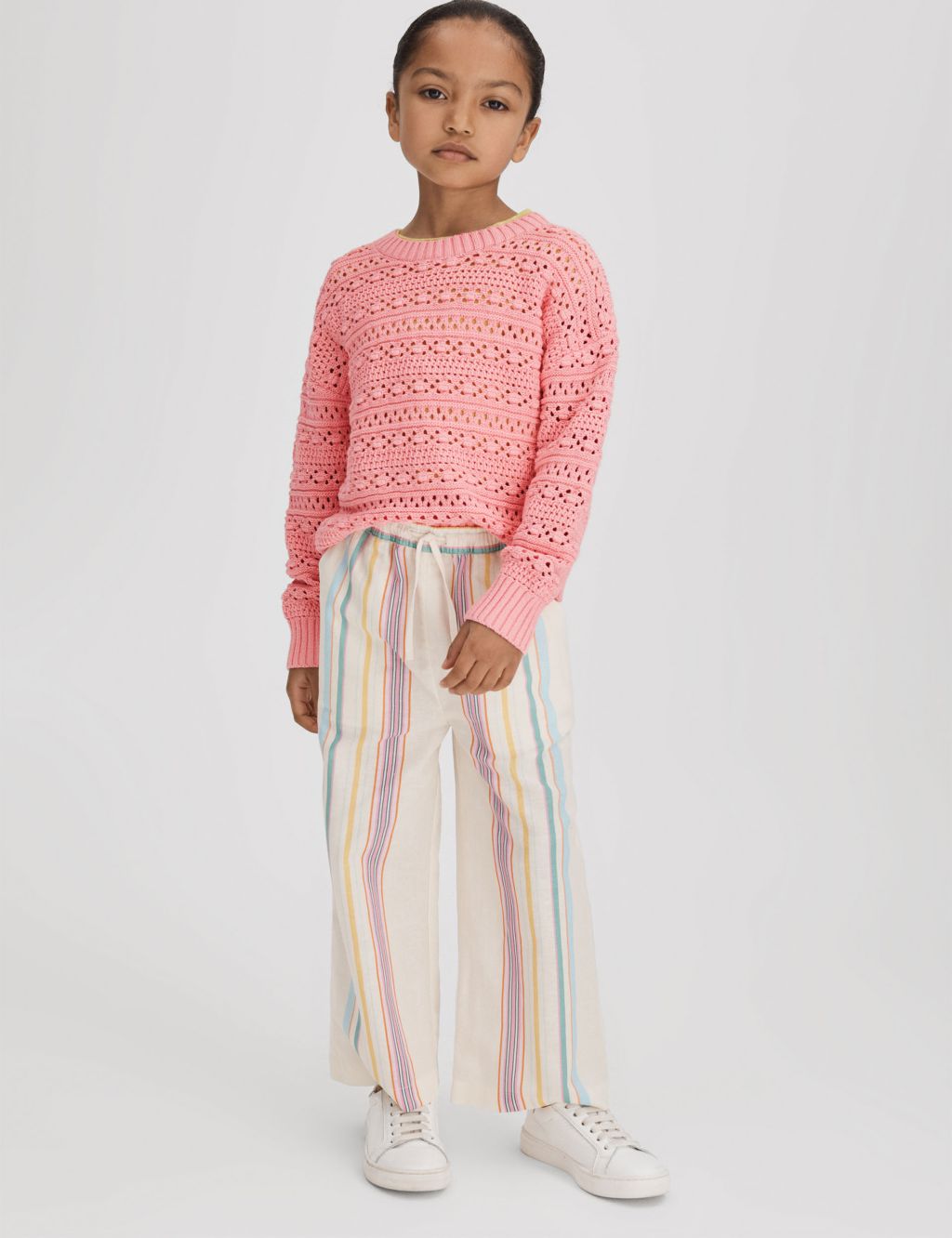 Pure Cotton Knitted Jumper (5-14 Yrs) 2 of 5