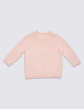Pure Cotton Knitted Jumper Image 2 of 3