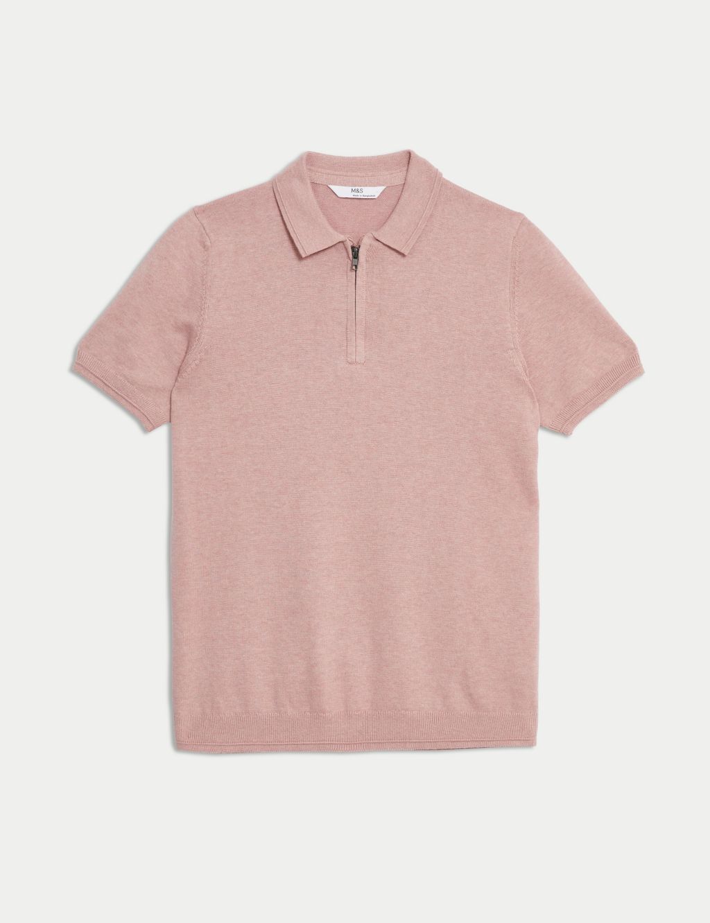 Pure Cotton Knitted Polo Shirt (6-16 Yrs) 1 of 6