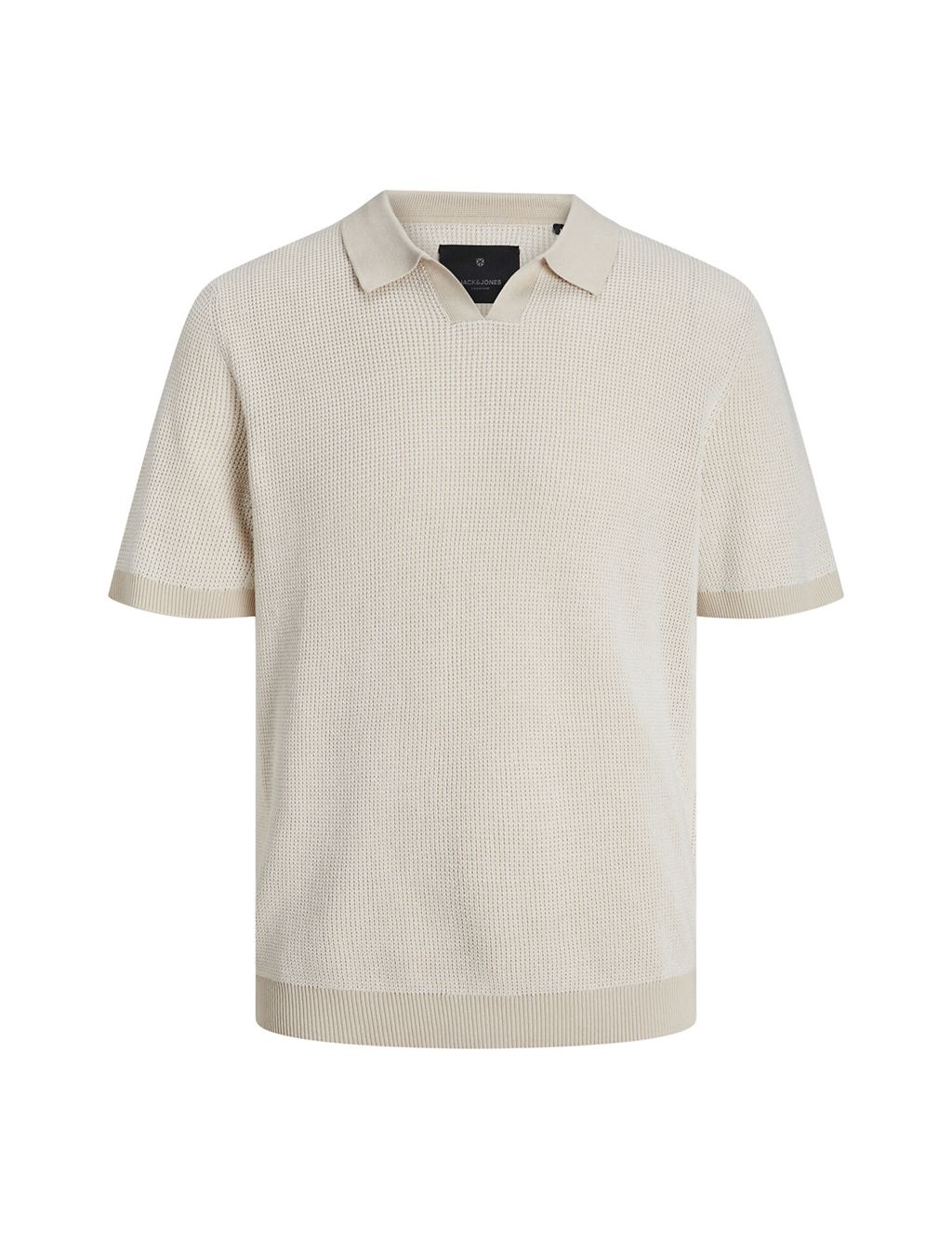 Pure Cotton Knitted Polo Shirt 2 of 2