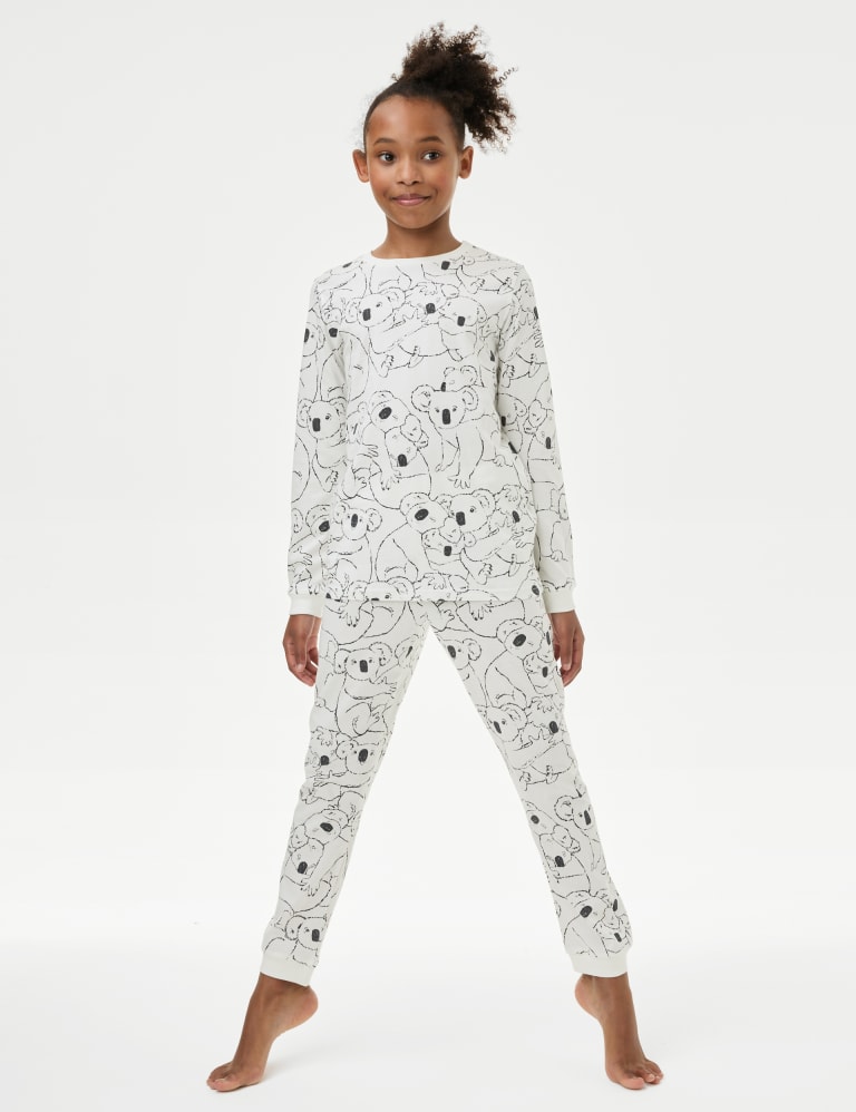 Pure Cotton Koala Pyjamas (7-14 Yrs) 1 of 6