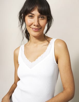 white vest with lace