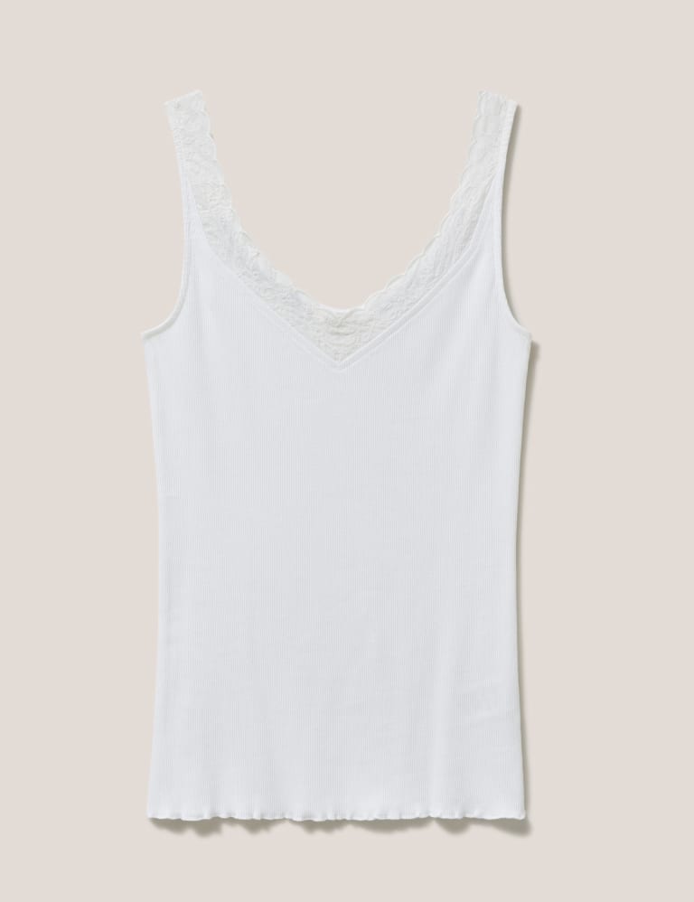 Lace vest white discount