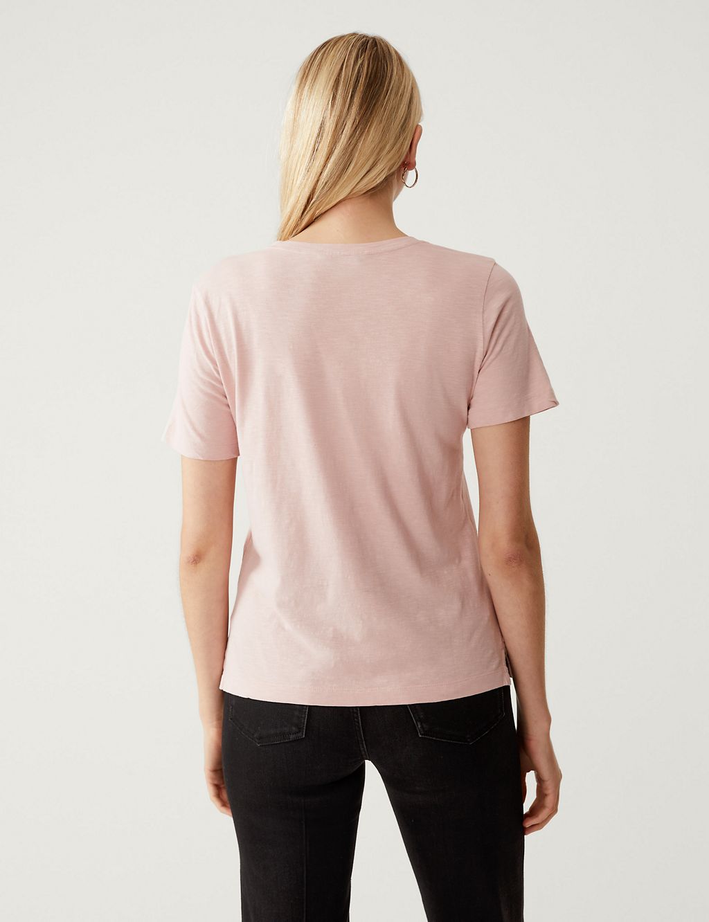 Pure Cotton Lace Pocket T-Shirt 5 of 5