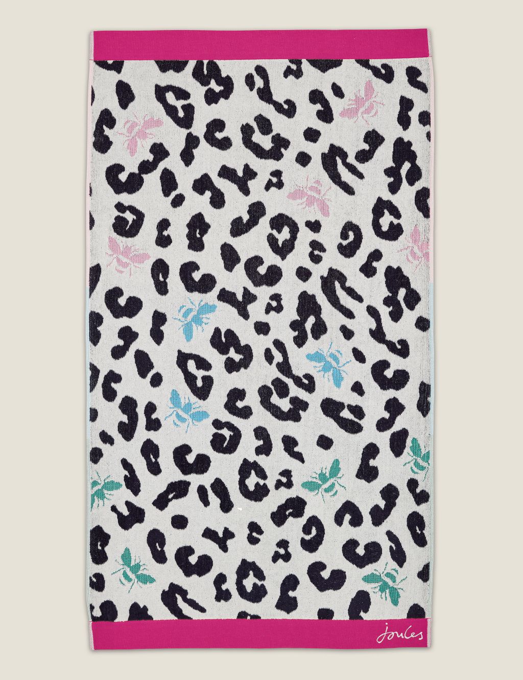 Pure Cotton Leopard Bee Towel 1 of 4