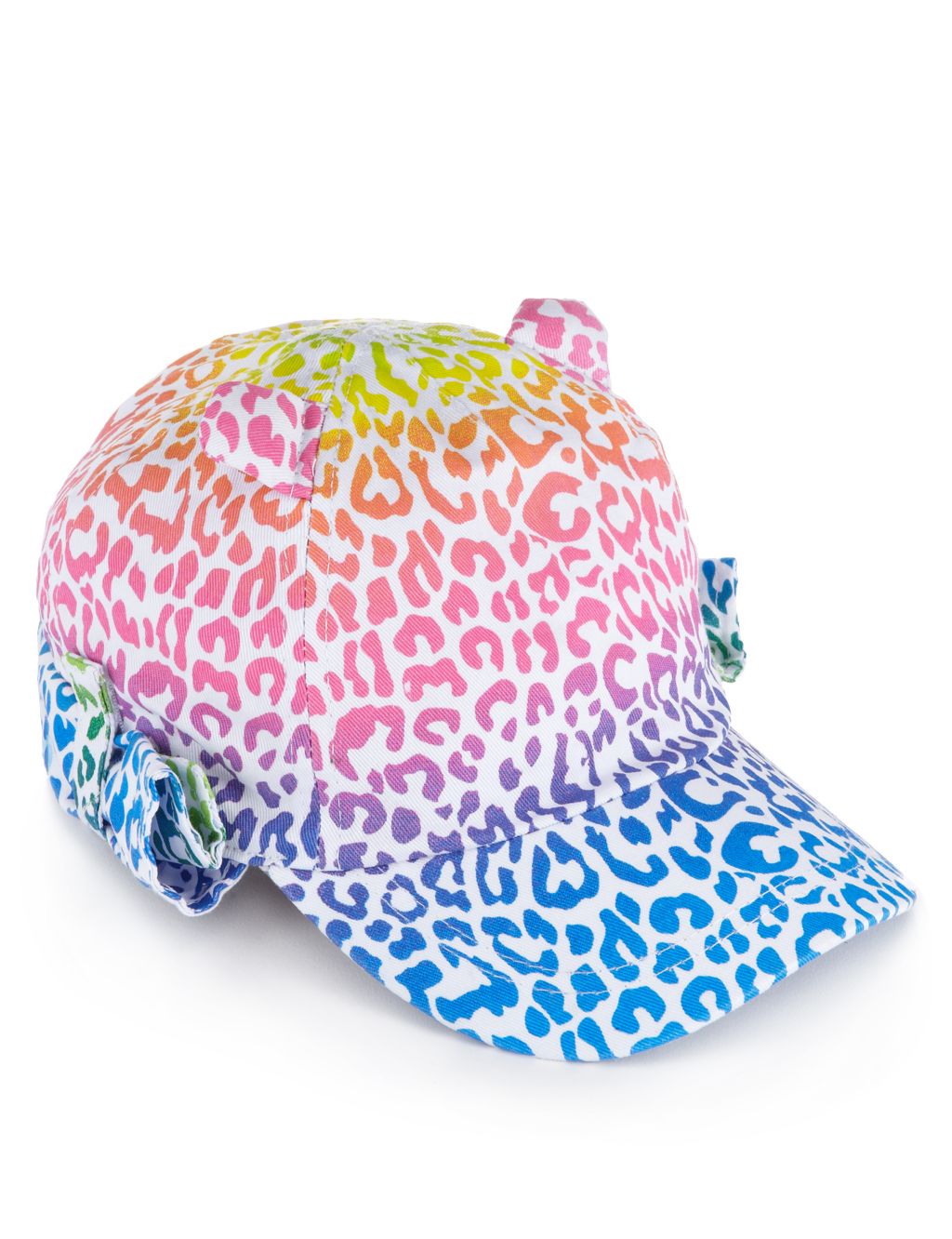 Pure Cotton Leopard Cap (Younger Girls) 1 of 1