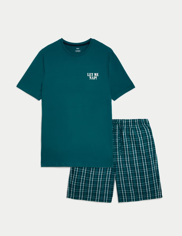 Pure Cotton Let Me Nap Slogan Pyjama Set