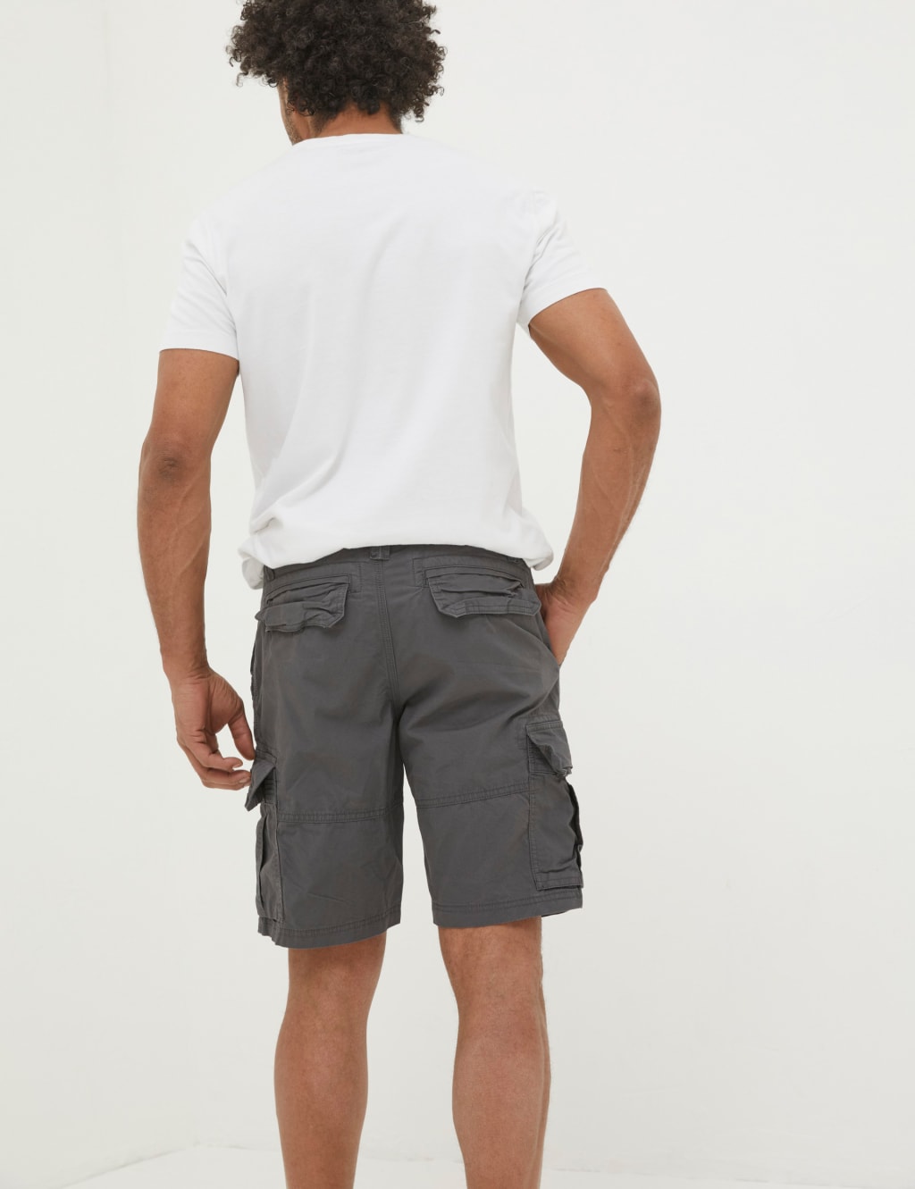 Pure Cotton Lightweight Cargo Shorts FatFace M S