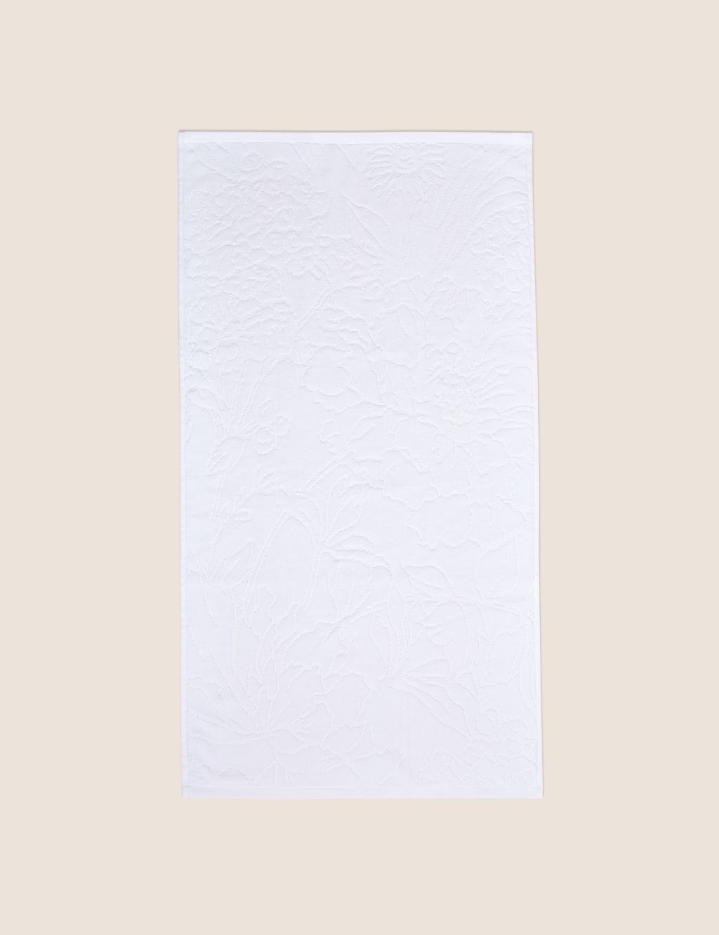 Pure Cotton Linear Floral Towel 5 of 6