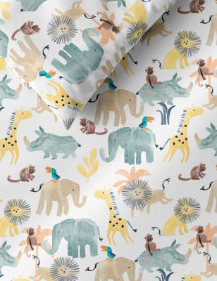 Pure Cotton Little Safari Bedding Set | M&S Collection | M&S