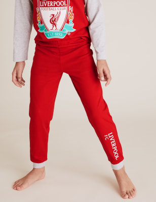Pure Cotton Liverpool Football Pyjama Set 3 16 Yrs M S