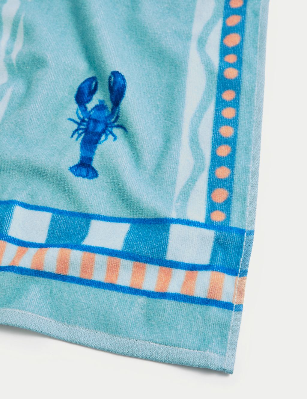 Pure Cotton Lobster Beach Towel 2 of 3
