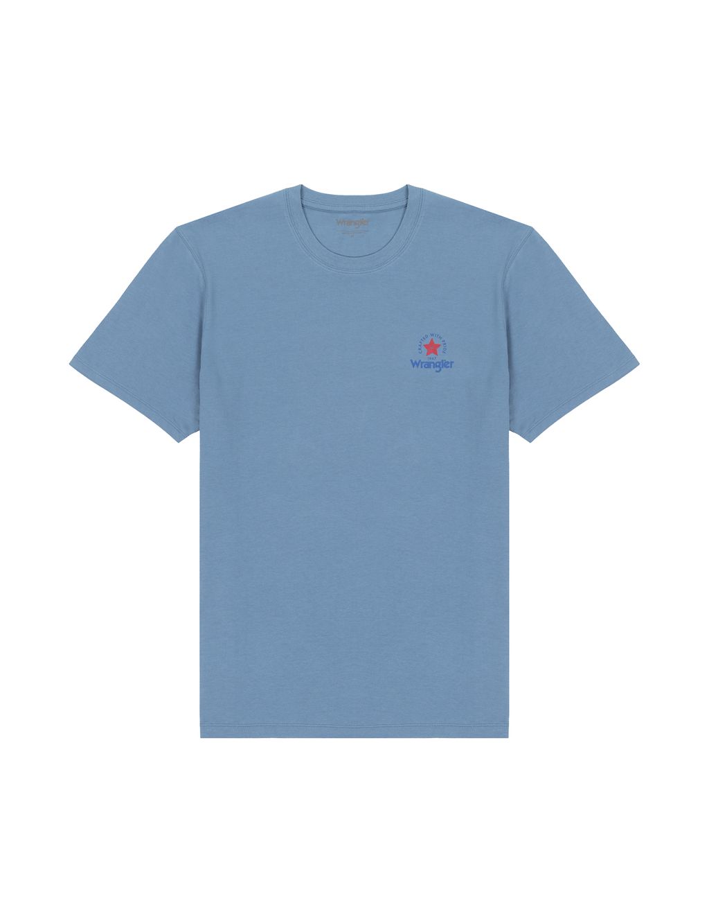 Pure Cotton Logo Crew Neck T-Shirt | Wrangler | M&S