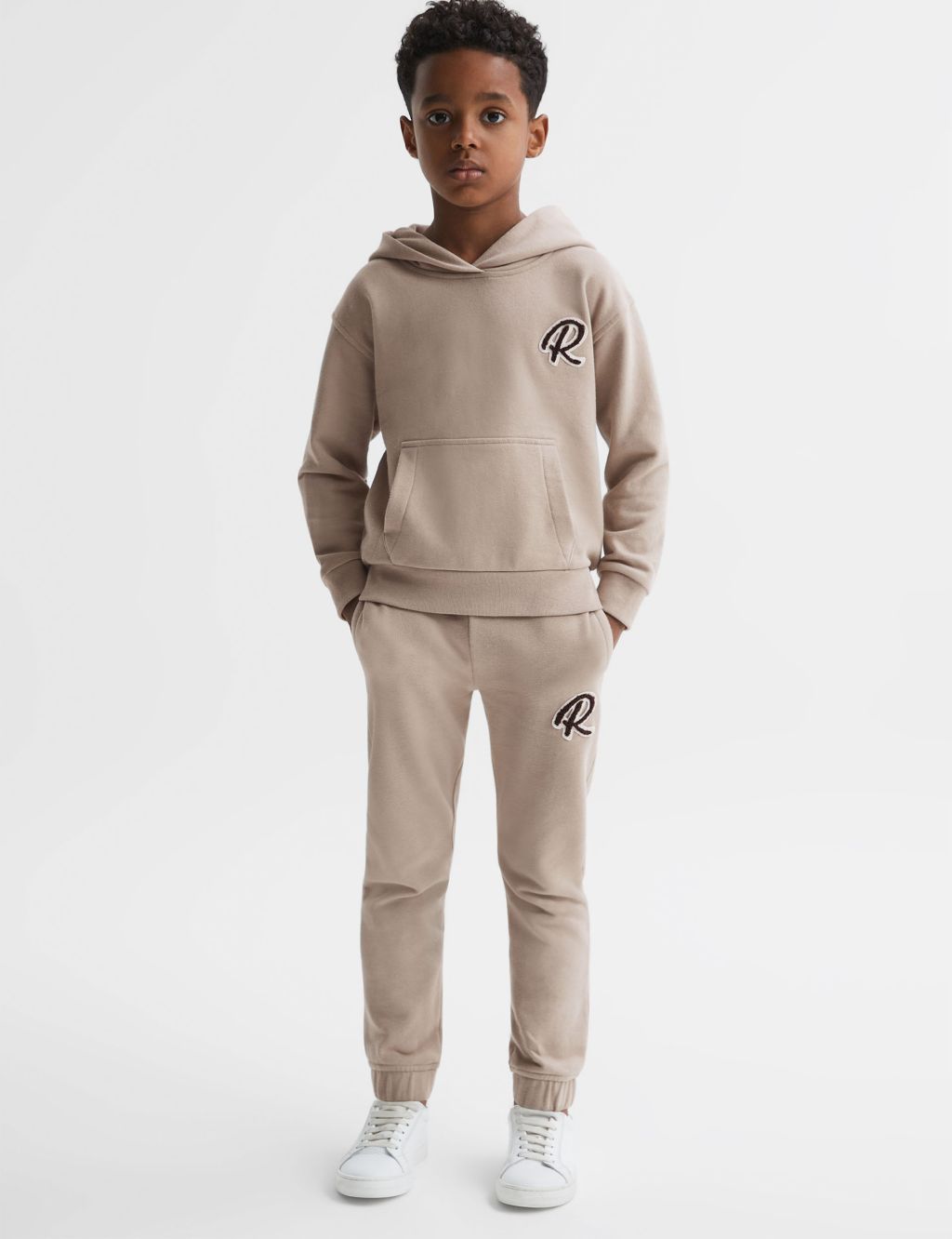 Pure Cotton Logo Joggers (3-14 Yrs) 3 of 5