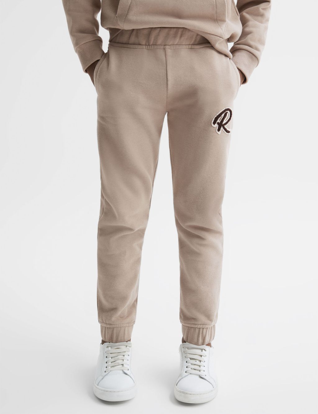 Pure Cotton Logo Joggers (3-14 Yrs) 2 of 5