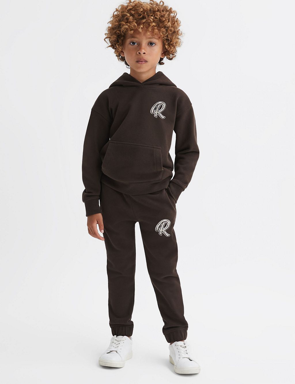Pure Cotton Logo Joggers (3-14 Yrs) 2 of 5