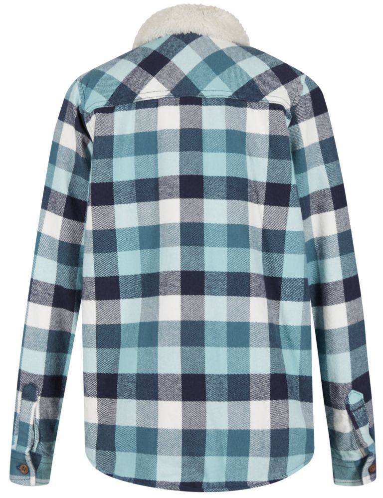 Pure Cotton Long Sleeve Checked Shirt (5-14 Years) 4 of 4