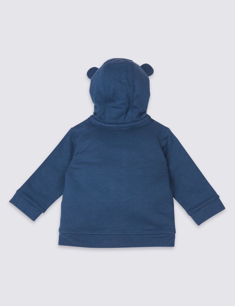 Pure Cotton Long Sleeve Hooded Top 2 of 5