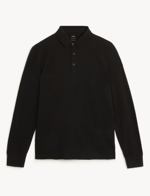 white polo shirt m&s