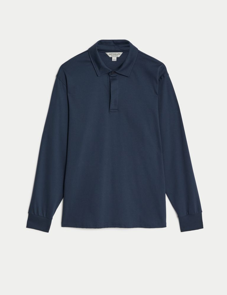 Pure Cotton Long Sleeve Rugby Shirt | Autograph | M&S