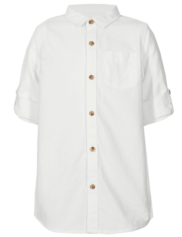 Pure Cotton Long Sleeve Shirt (3-14 Years) 5 of 6