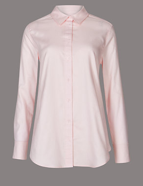 Pure Cotton Long Sleeve Shirt Image 2 of 5