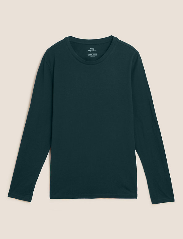 Pure Cotton Long Sleeve T-Shirt Image 1 of 1