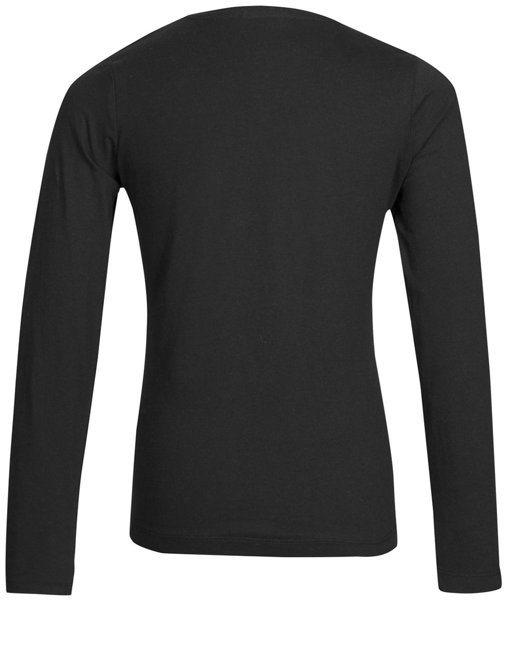 Pure Cotton Long Sleeve T-Shirt StayNEW™ (3-14 Years) 4 of 4