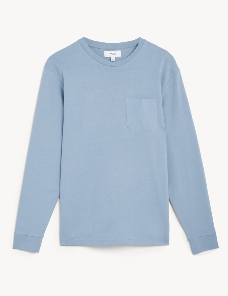 Pure Cotton Long Sleeve T Shirt