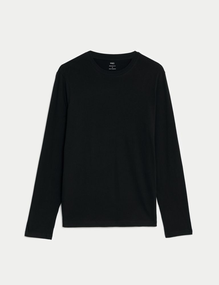 Pure Cotton Long Sleeve T-Shirt 2 of 5