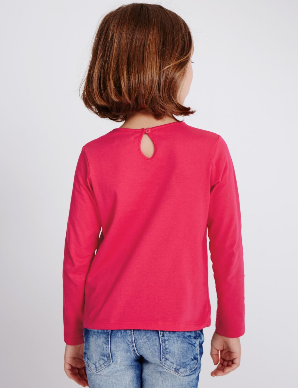 Pure Cotton Long Sleeve Top (1-7 Years) 2 of 6
