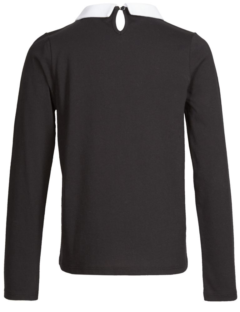 Pure Cotton Long Sleeve Top (5-14 years) 5 of 5