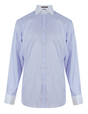 Pure Cotton Long Sleeve Winchester Shirt Image 2 of 5
