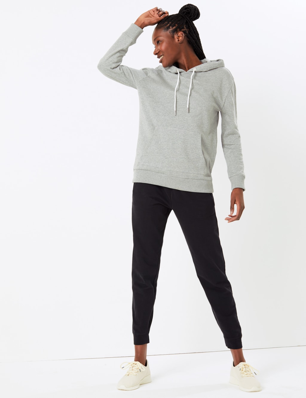 m&s longline hoodie