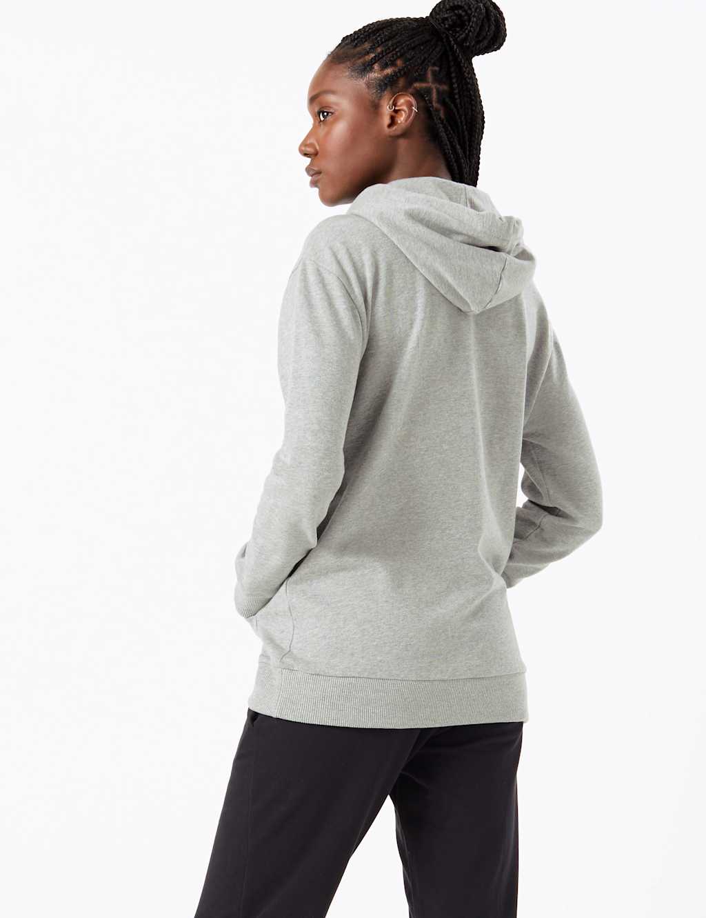 m&s longline hoodie