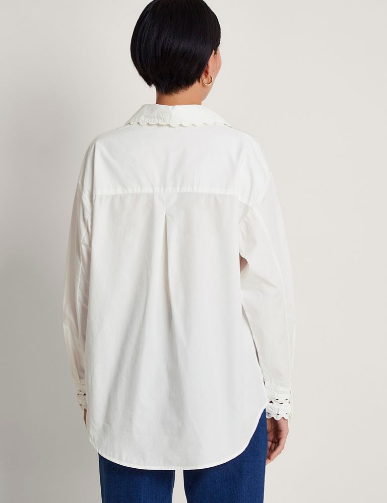 Pure Cotton Longline Shirt 3 of 5