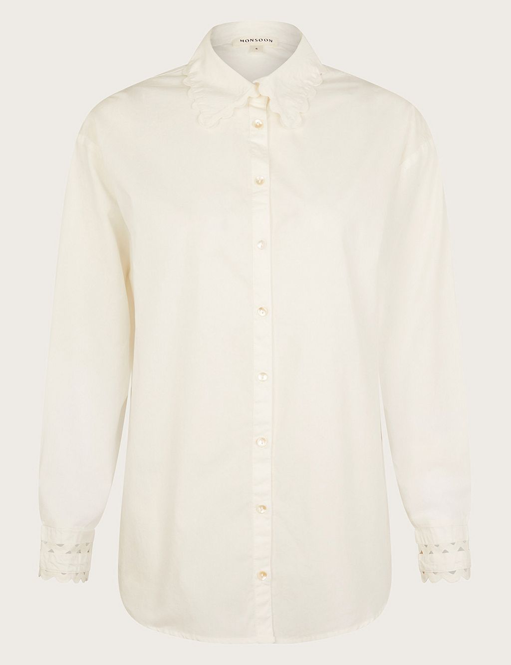 Pure Cotton Longline Shirt 1 of 5