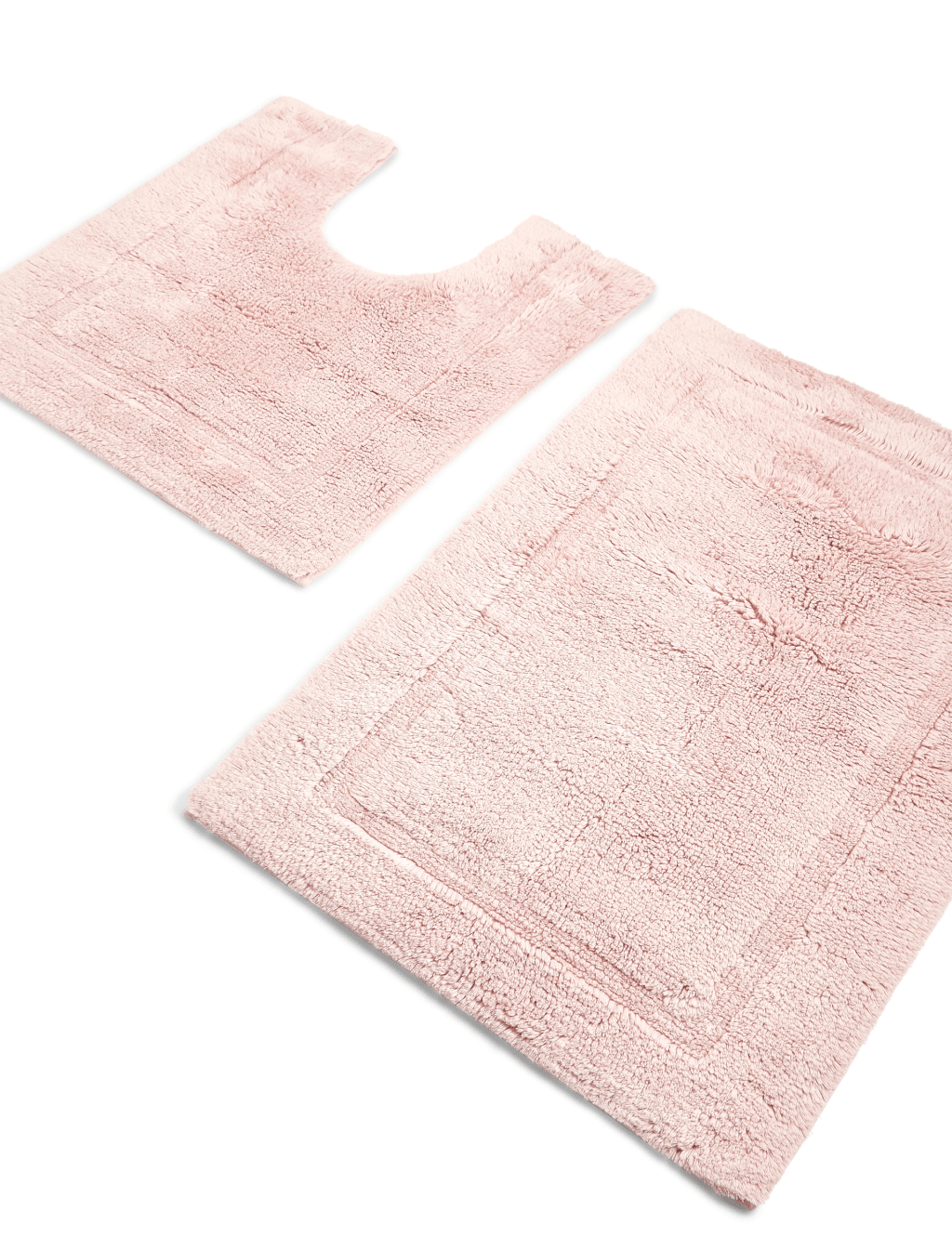 Pure Cotton Luxury Bath & Pedestal Mats M&S