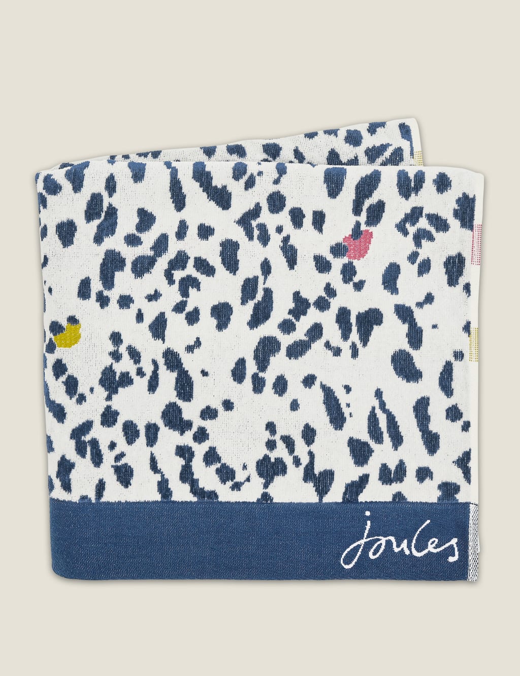 Pure Cotton Lynx Leopard Towel Joules M S