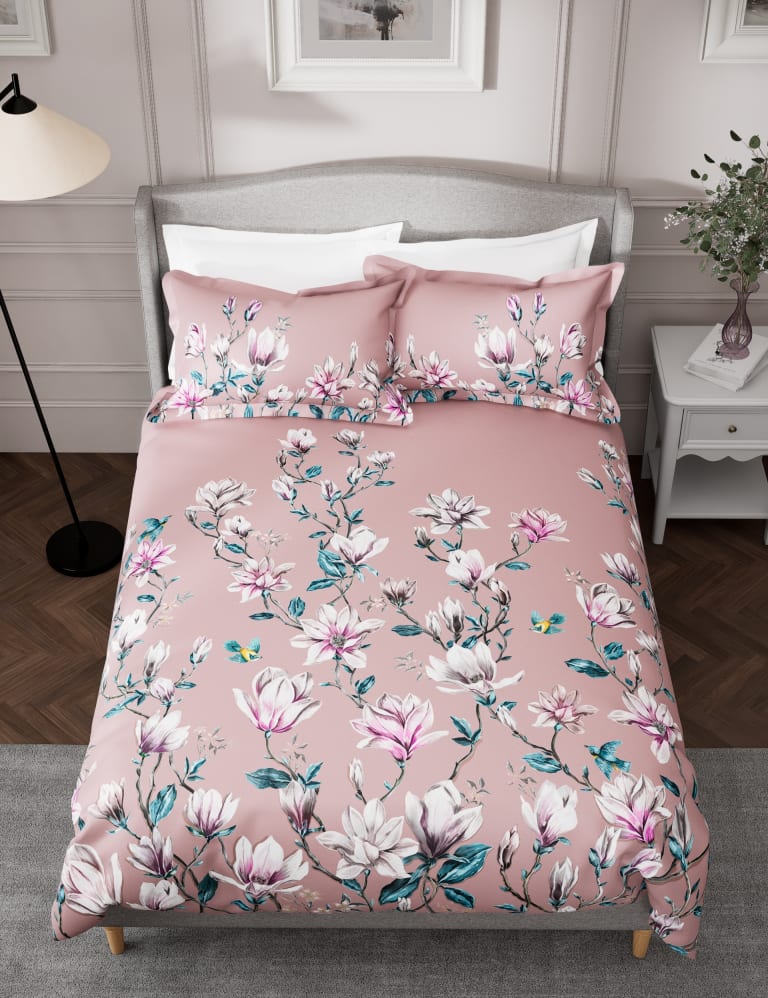 Pure Cotton Magnolia Bloom Bedding Set 1 of 6